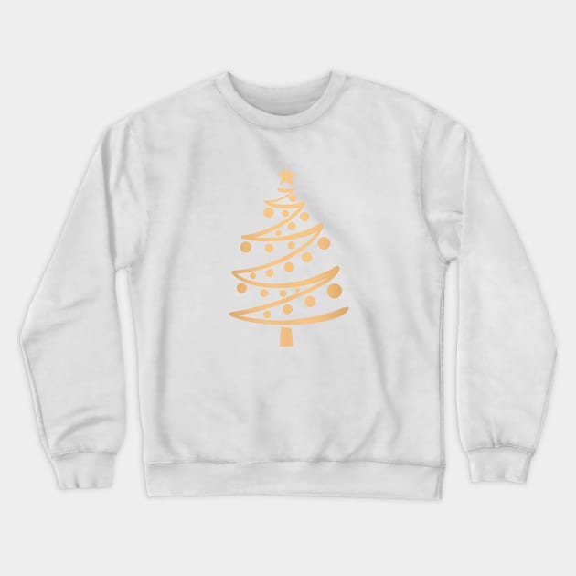 Modern Christmas Tree Crewneck Sweatshirt by julieerindesigns